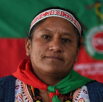 Aída Quilcué anuncia oposición al gobierno de De la Espriella y defiende la desobediencia civil