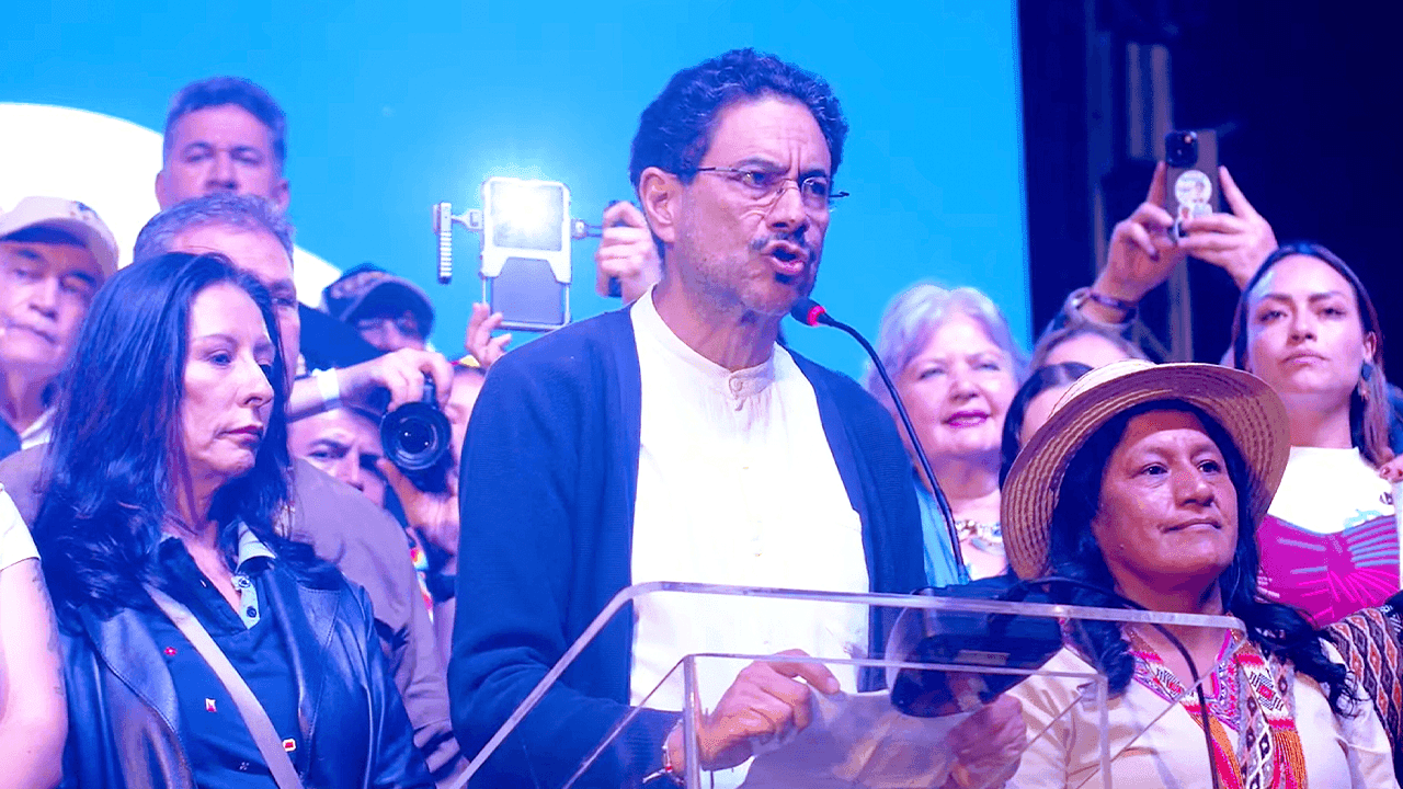 Iván Cepeda da su primer discurso tras conocerse los resultados de preconteo: "Impugnaremos 33.000 mesas"