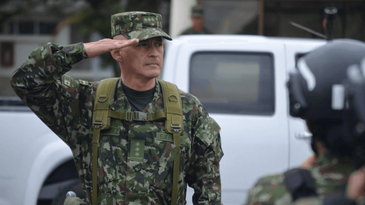 General Erick Rodríguez confirmó que fue notificado de su retiro de las Fuerzas Militares. Créditos: Colprensa