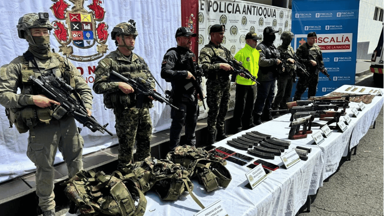 Cinco integrantes del Clan del Golfo en Chocó fueron abatidos: incautaron armas de fuego y material de intendencia