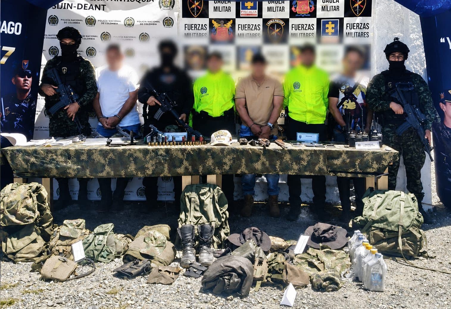Autoridades capturan en Antioquia a tres integrantes de subestructura armada del Clan del Golfo
