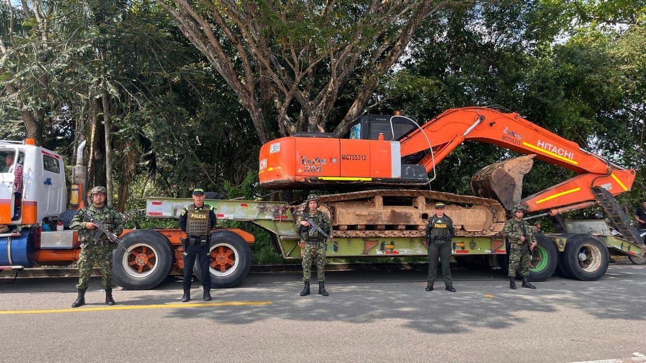 Golpe a la minería ilegal en Tolima: capturan a 30 personas e incautan maquinaria