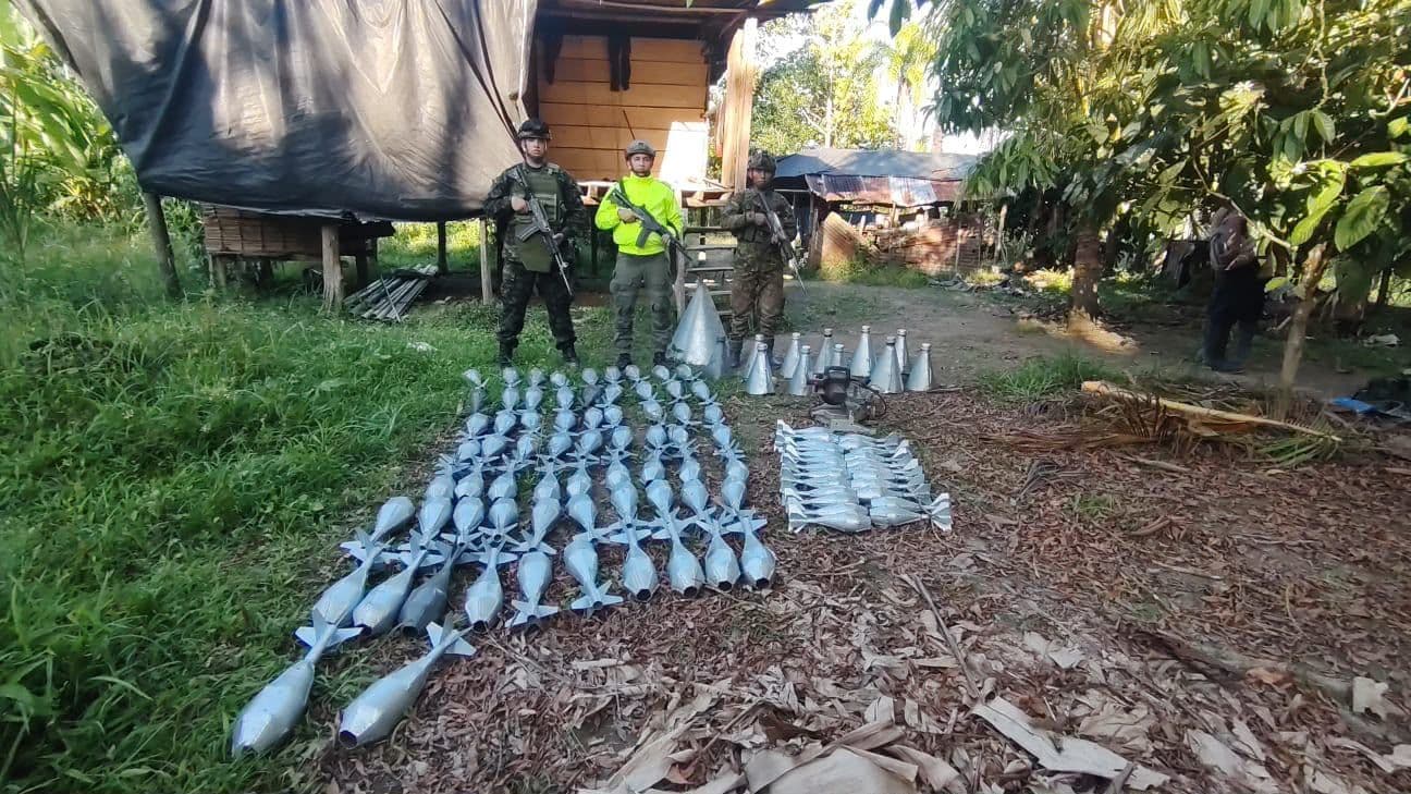Autoridades encuentran escondida una fábrica de explosivos en Caquetá