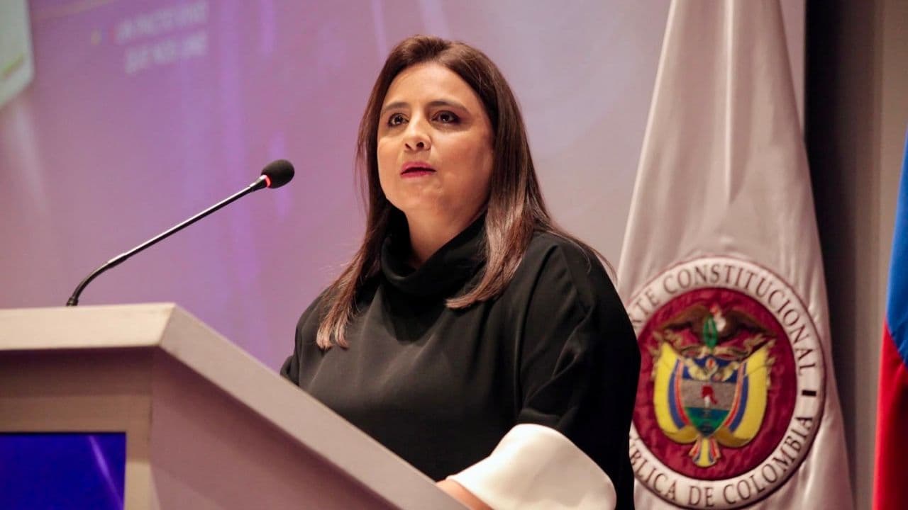 Paola Meneses, presidenta de la Corte Constitucional. Foto: Corte Constitucional.