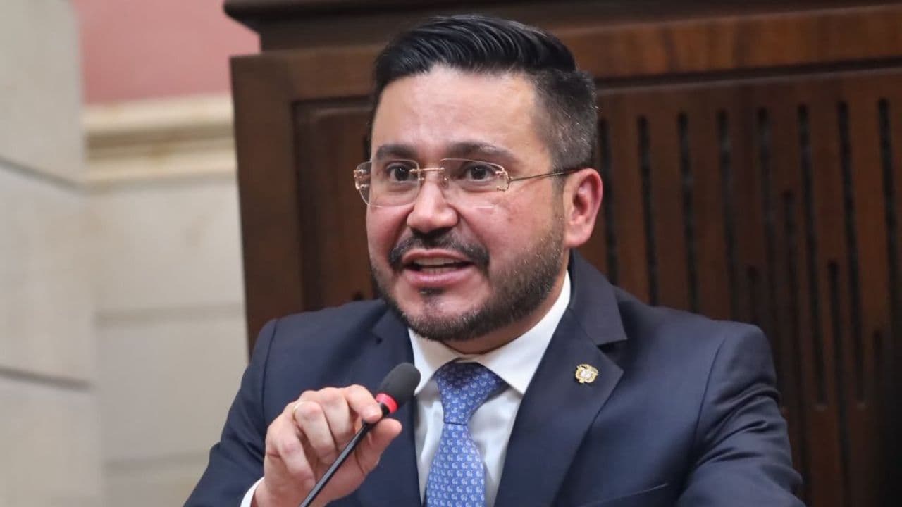 Jorge Eliécer Laverde recibió el respaldo de 269 de los 279 congresistas presentes en la sesión plenaria de este 12 de agosto | Prensa: Senado