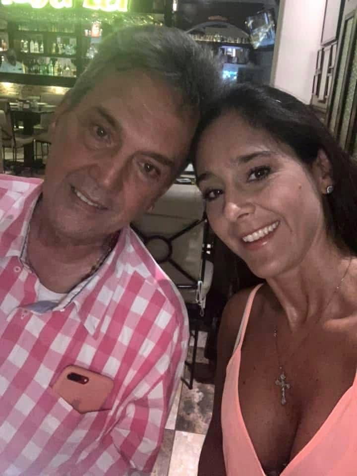 Jorge Hernando Uribe Bejarano, asesinado, y su hija Alejandra.