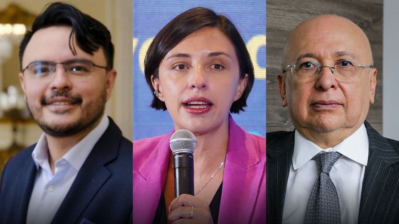 Felipe Harman, Martha Carvajalino y Eduardo Montealegre