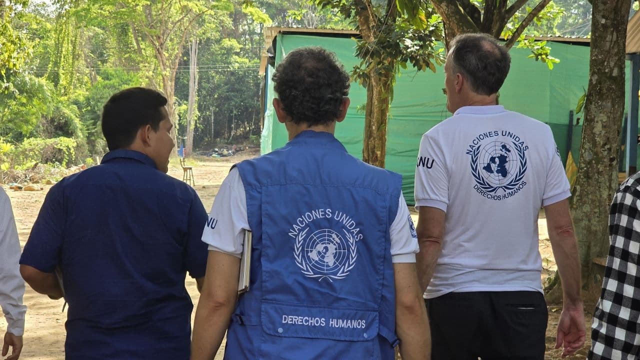 Funcionarios de ONU en Colombia