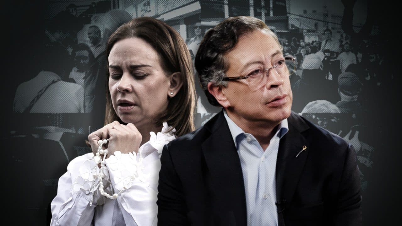María Claudia Tarazona y Gustavo Petro