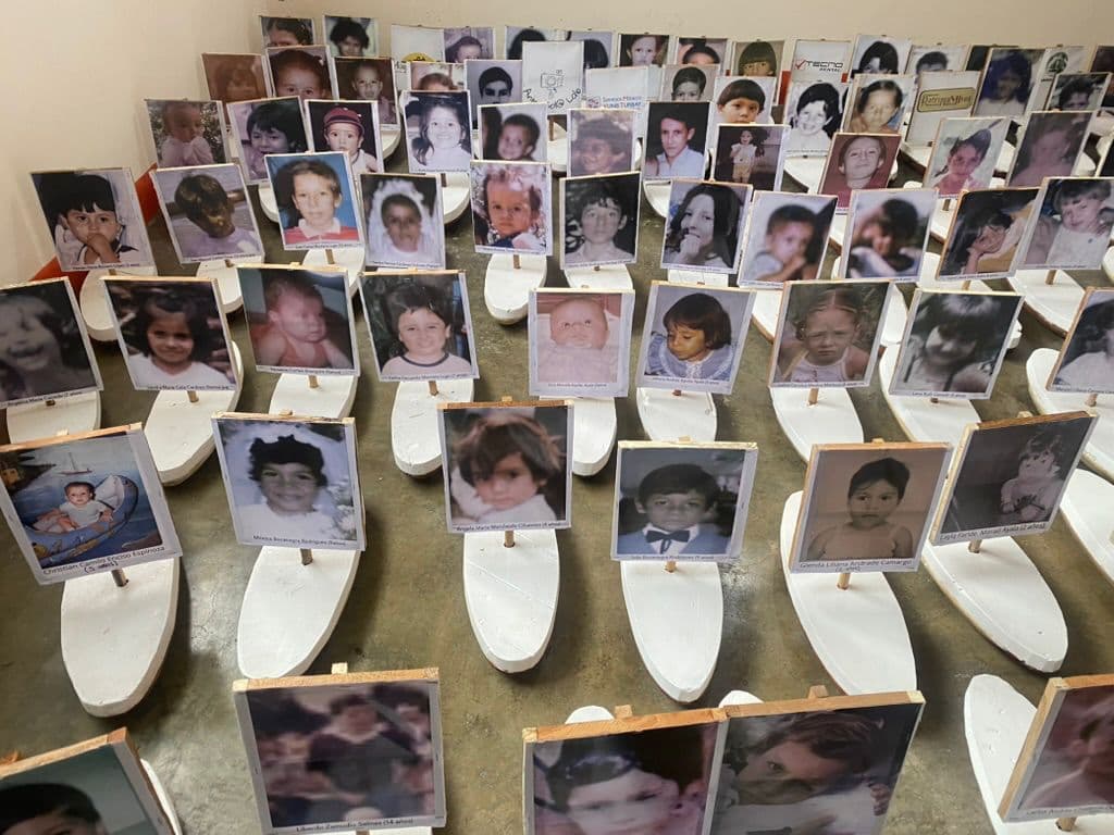 Intervención artística niños de Armero