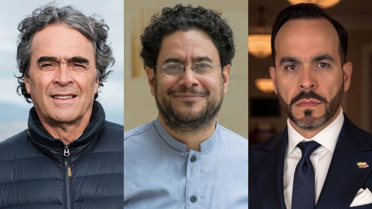 Sergio Fajardo, Iván Cepeda y Abelardo de la Aspriella.