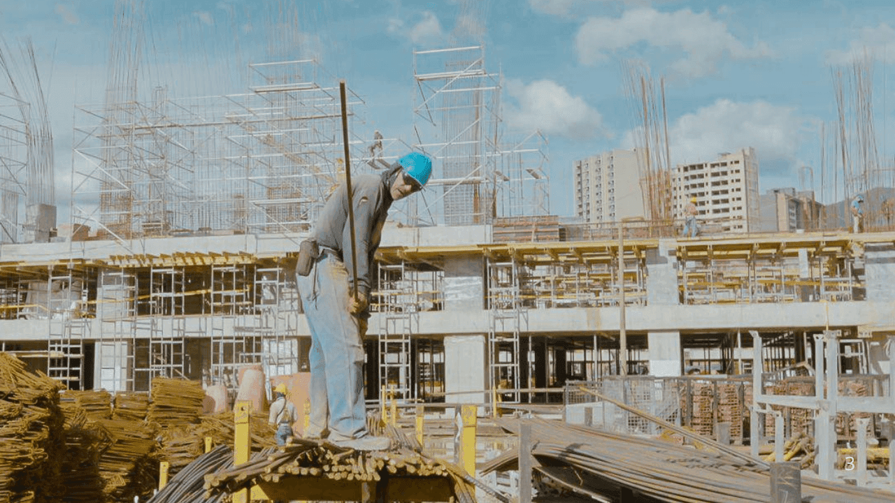 Imagen de referencia de la construcción del Arena Primavera.