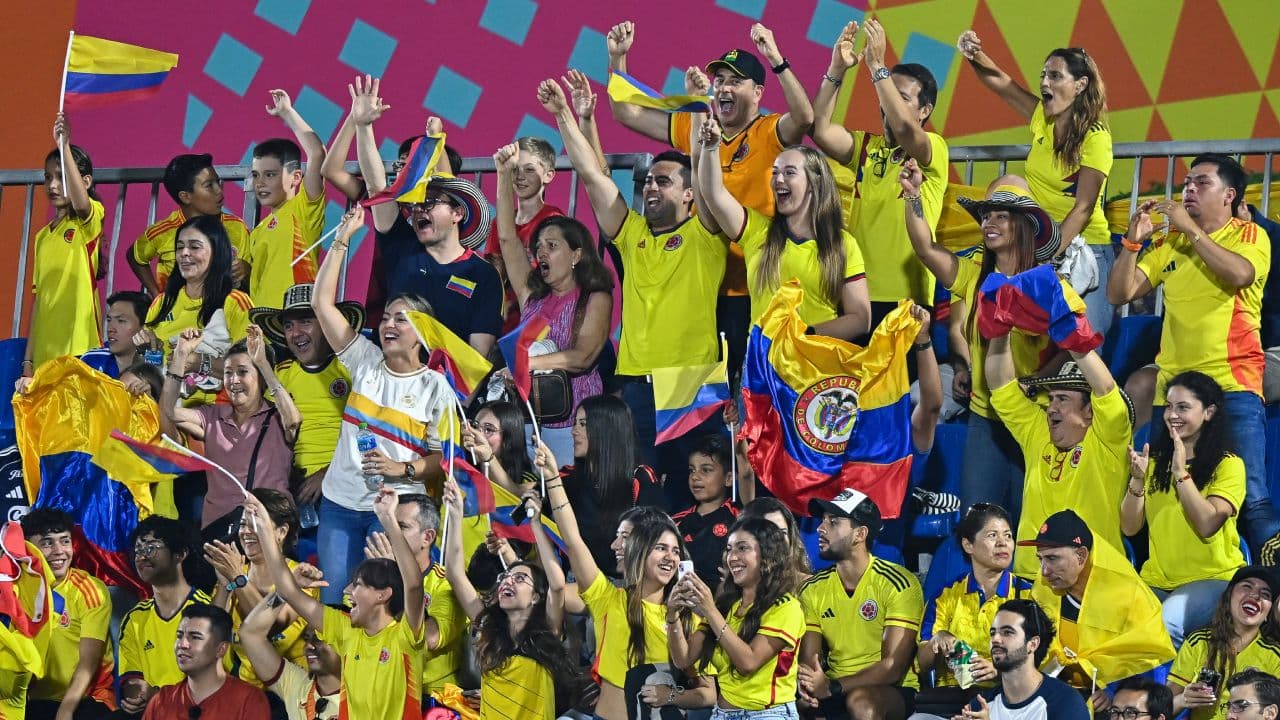 Hinchas colombianos