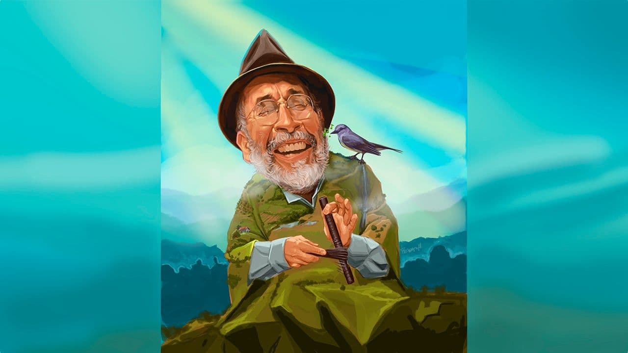 Jorge Velosa caricatura