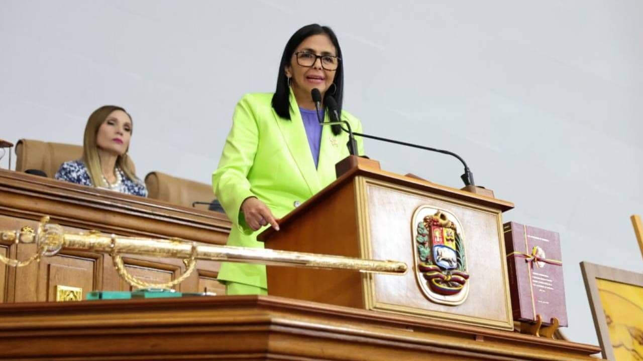 Delcy Rodríguez, presidente interina de Venezuela