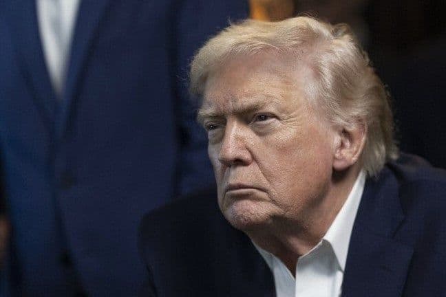 Donald Trump, presidente de EE. UU., en medio de denuncias