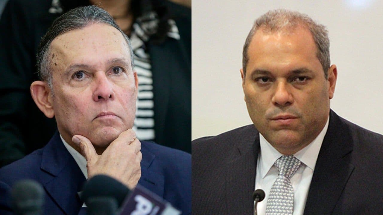 Efraín Cepeda y José David Name, dos de los politicos que fracasaron en su intento de seguir en el Congreso. Foto Colprensa.