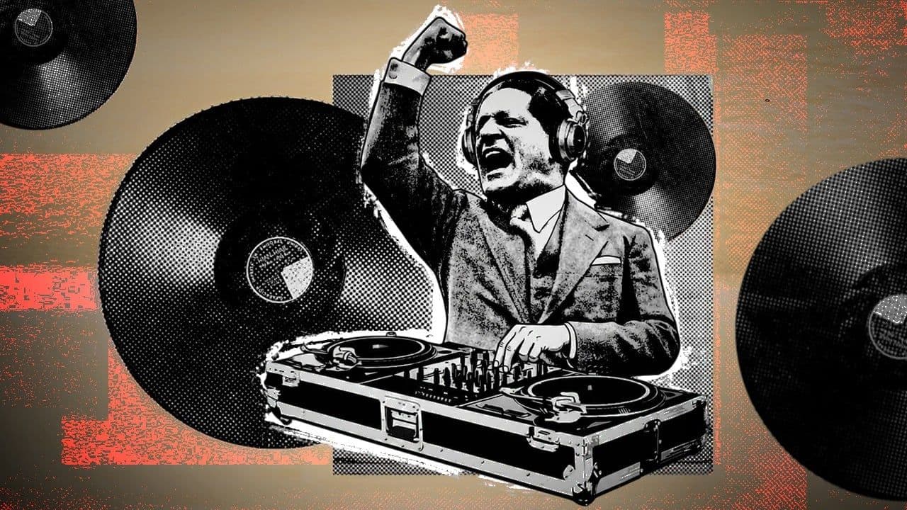 Los vinilos de Gaitán.