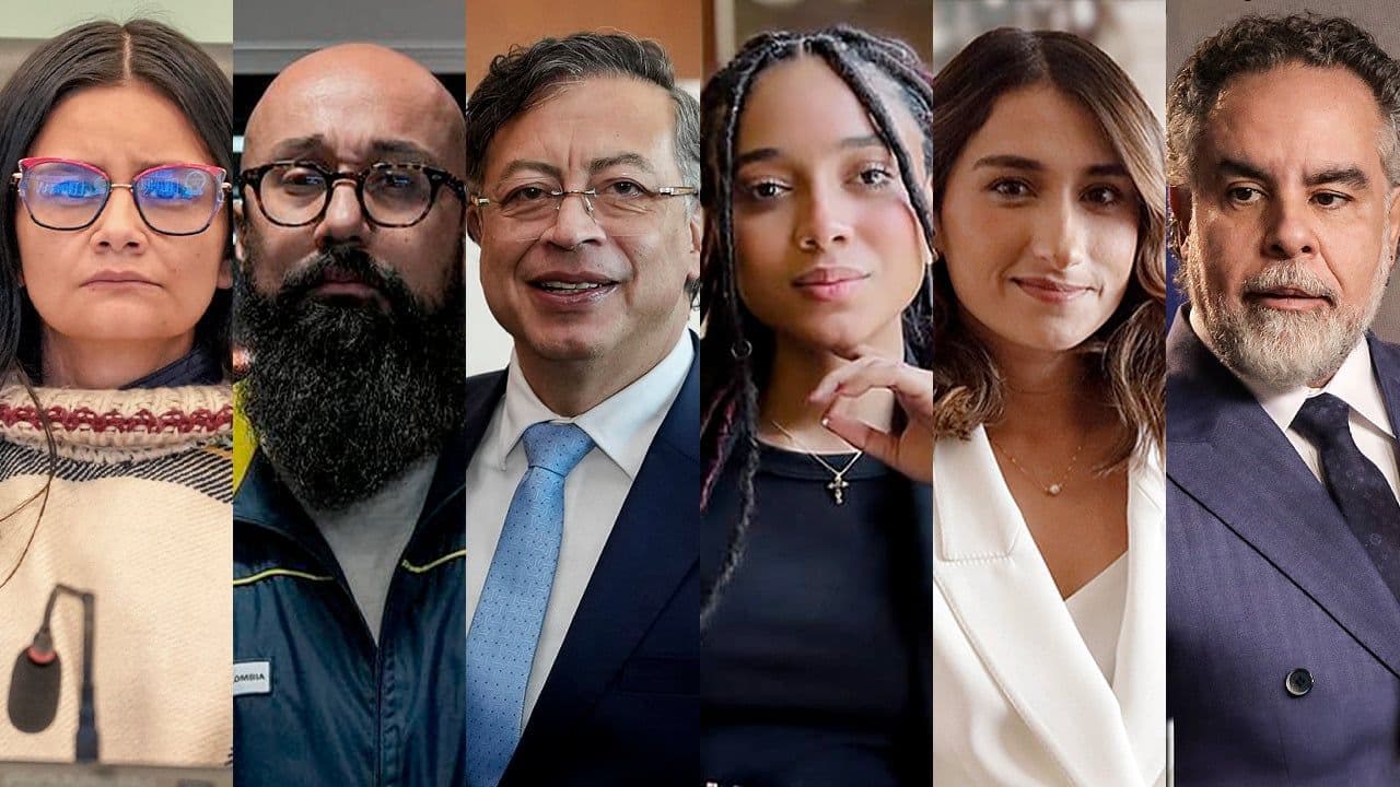 Angie Rodríguez, Carlos Carrillo, Gustavo Petro, Juliana Guerrero, Laura Sarabia y Armando Benedetti