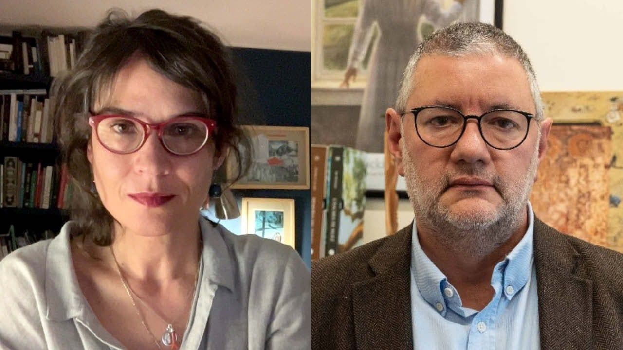 Carolina Sanín y Federico Díaz-Granados.