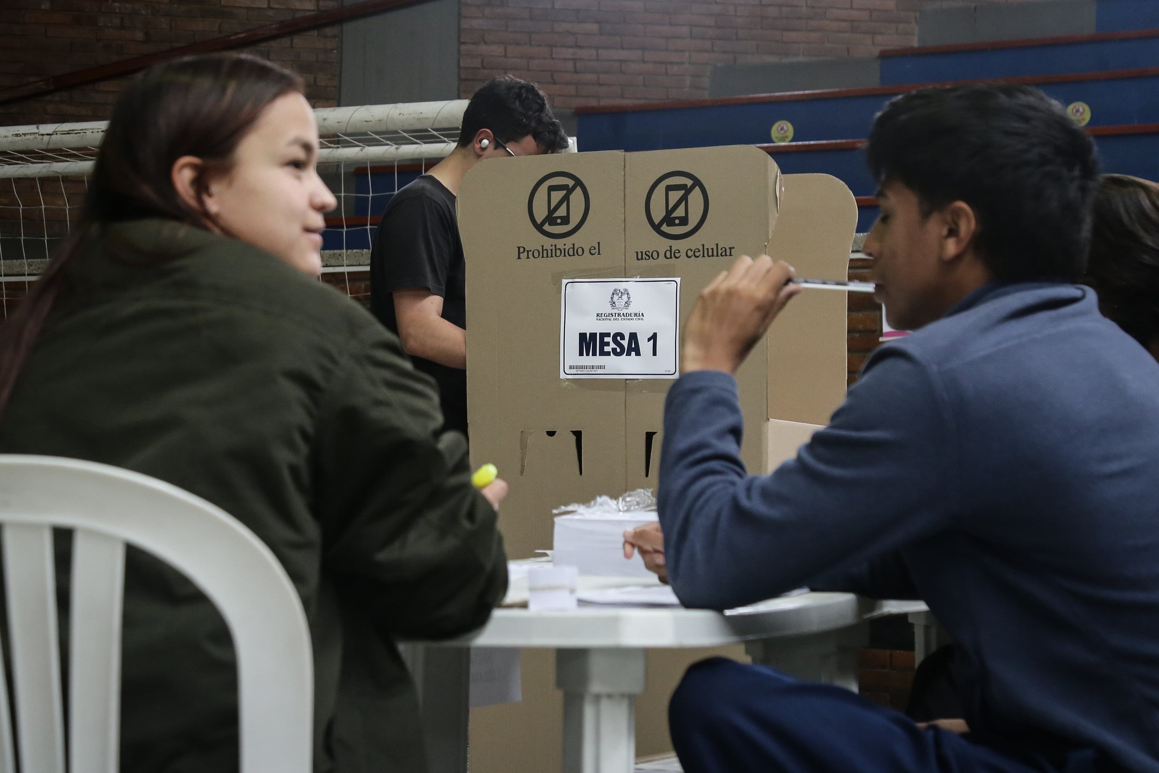 Elecciones mesa de votación