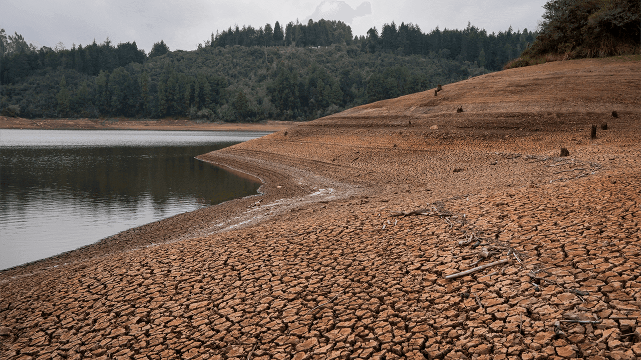 La disminución de lluvias y caudales