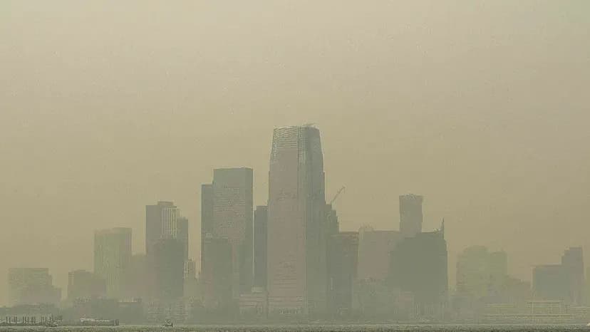 El humo de los incendios en Canadá llegó a Nueva Jersey y amenaza la final del Mundial