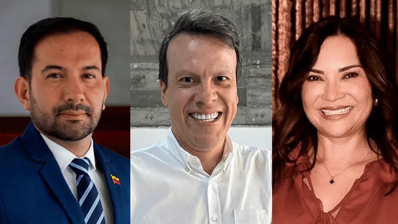 Didier Blanco, director de la UNP; Leonardo Huerta, director de Función Pública, y Diana Bravo, presidenta de la SAE | Crédito: Colprensa - Redes sociales