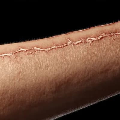Herida en un brazo