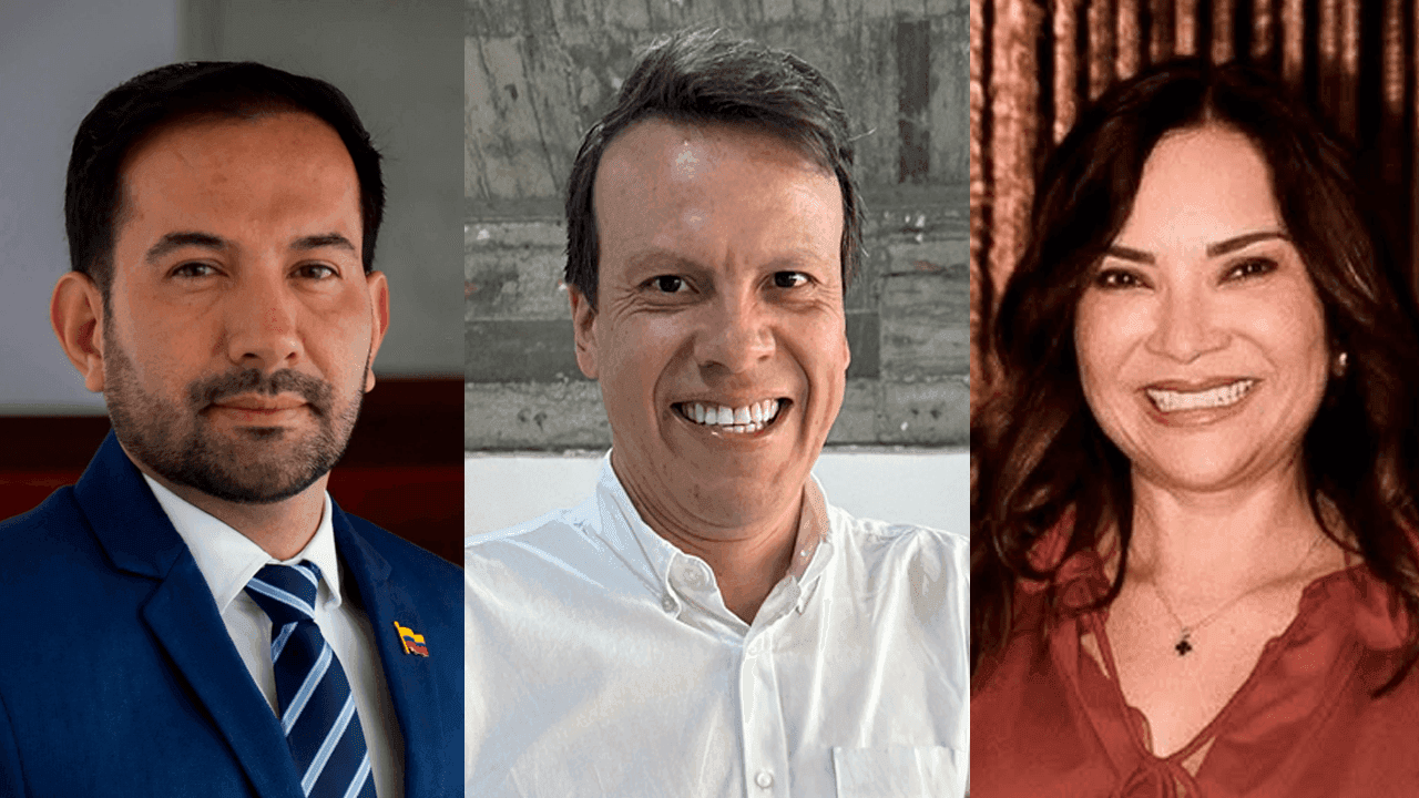Didier Blanco, director de la UNP; Leonardo Huerta, director de Función Pública, y Diana Bravo, presidenta de la SAE | Crédito: Colprensa - Redes sociales