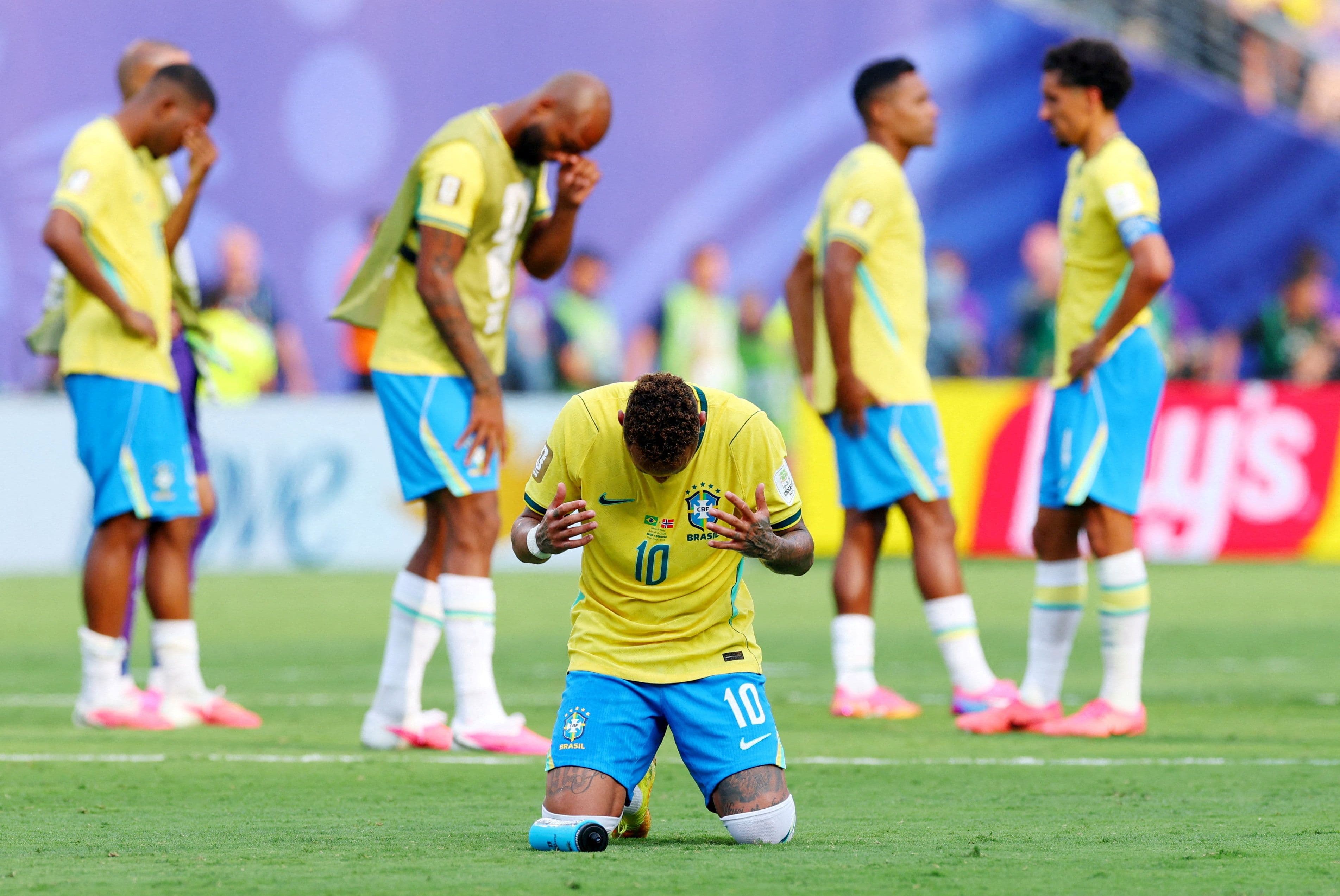 La eliminación de Brasil en el Mundial de 2026 reavivó el debate sobre el impacto del evangelismo en el fútbol brasileño. Créditos: Reuters