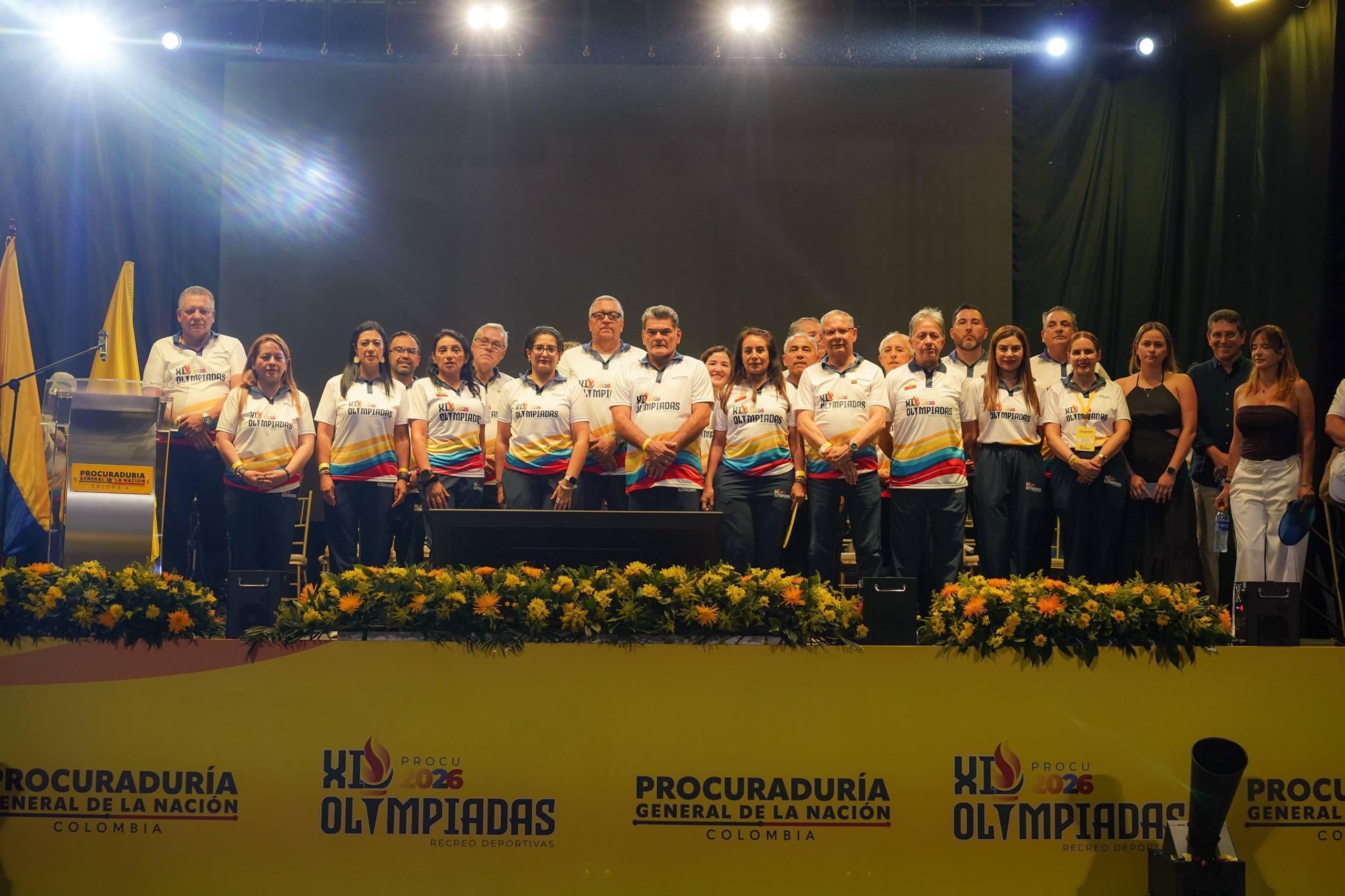 Procuraduría inauguró sus Olimpiadas Recreodeportivas con delegados de los 32 departamentos Procuraduría inauguró sus Olimpiadas Recreodeportivas con delegados de los 32 departamentos
