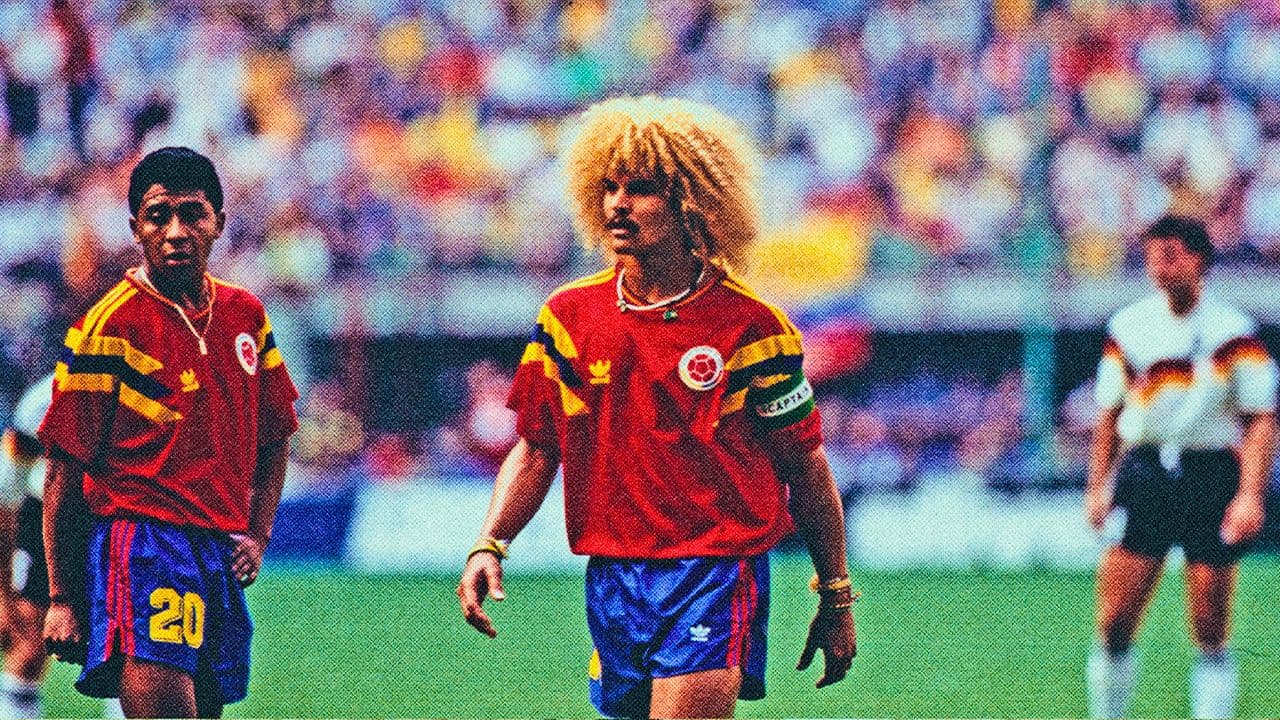 El Bendito Fajardo y El Pibe Valderrama, en el mítico partido contra Alemania del Mundial de Italia 90. Créditos Reuters El Bendito Fajardo y El Pibe Valderrama, en el mítico partido contra Alemania del Mundial de Italia 90. Créditos Reuters
