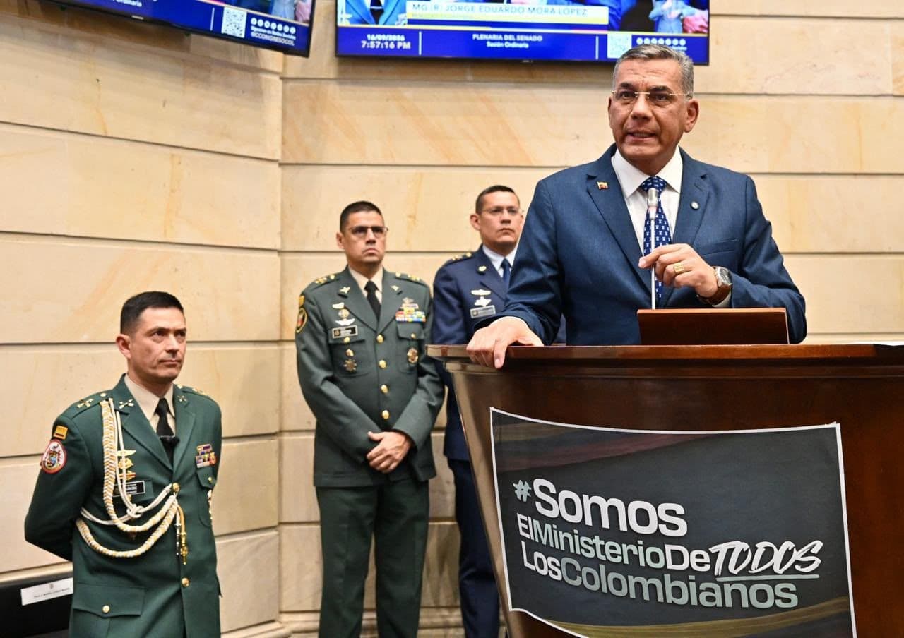 “No descansaremos en nuestra misión de defender a los colombianos”: ministro de Defensa ante el Senado “No descansaremos en nuestra misión de defender a los colombianos”: ministro de Defensa ante el Senado