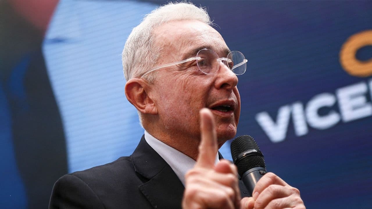 El expresidente Álvaro Uribe Vélez, jefe natural del Centro Democrático. Foto: Colprensa. El expresidente Álvaro Uribe Vélez, jefe natural del Centro Democrático. Foto: Colprensa.
