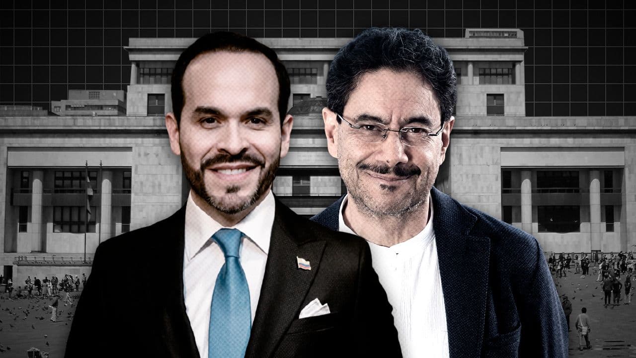 Abelardo de La Espriella e Iván Cepeda. Fotoilustración: Kim Vega-CAMBIO Abelardo de La Espriella e Iván Cepeda. Fotoilustración: Kim Vega-CAMBIO