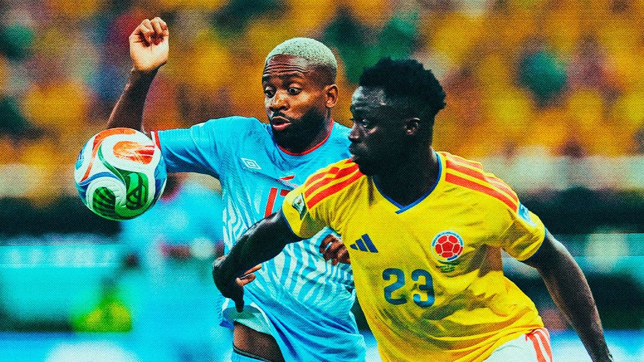 Davinson Sánchez, figura contra Congo. Davinson Sánchez, figura contra Congo.