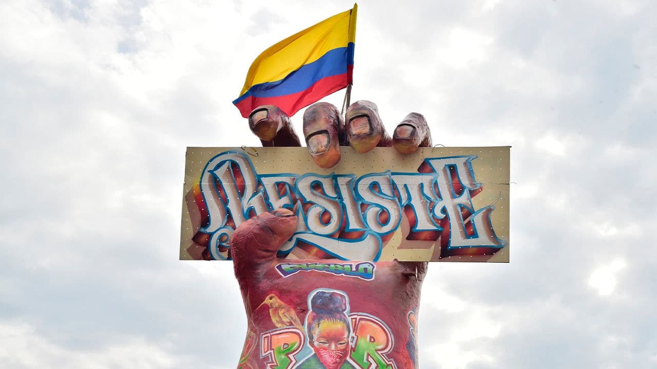 El Monumento a la Resistencia de Cali. Foto: Colprensa El Monumento a la Resistencia de Cali. Foto: Colprensa