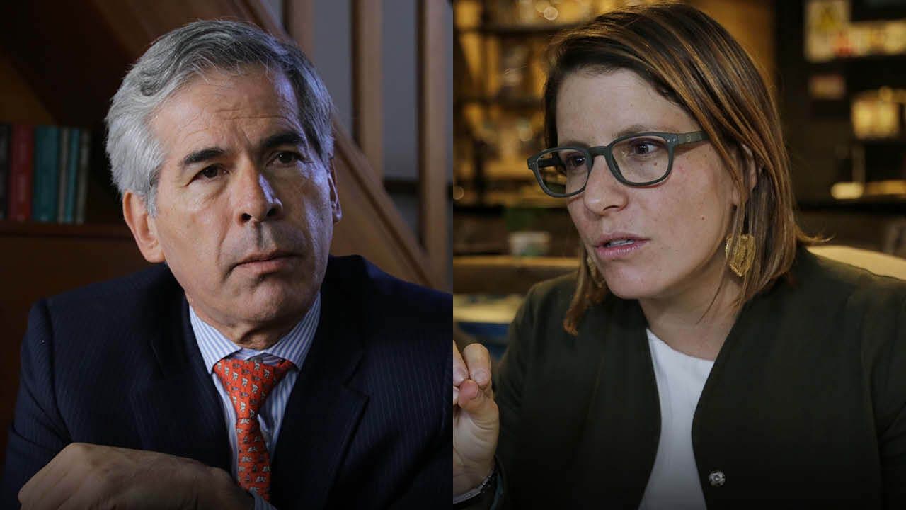 Yesid Reyes y Juanita Goebertus Yesid Reyes y Juanita Goebertus