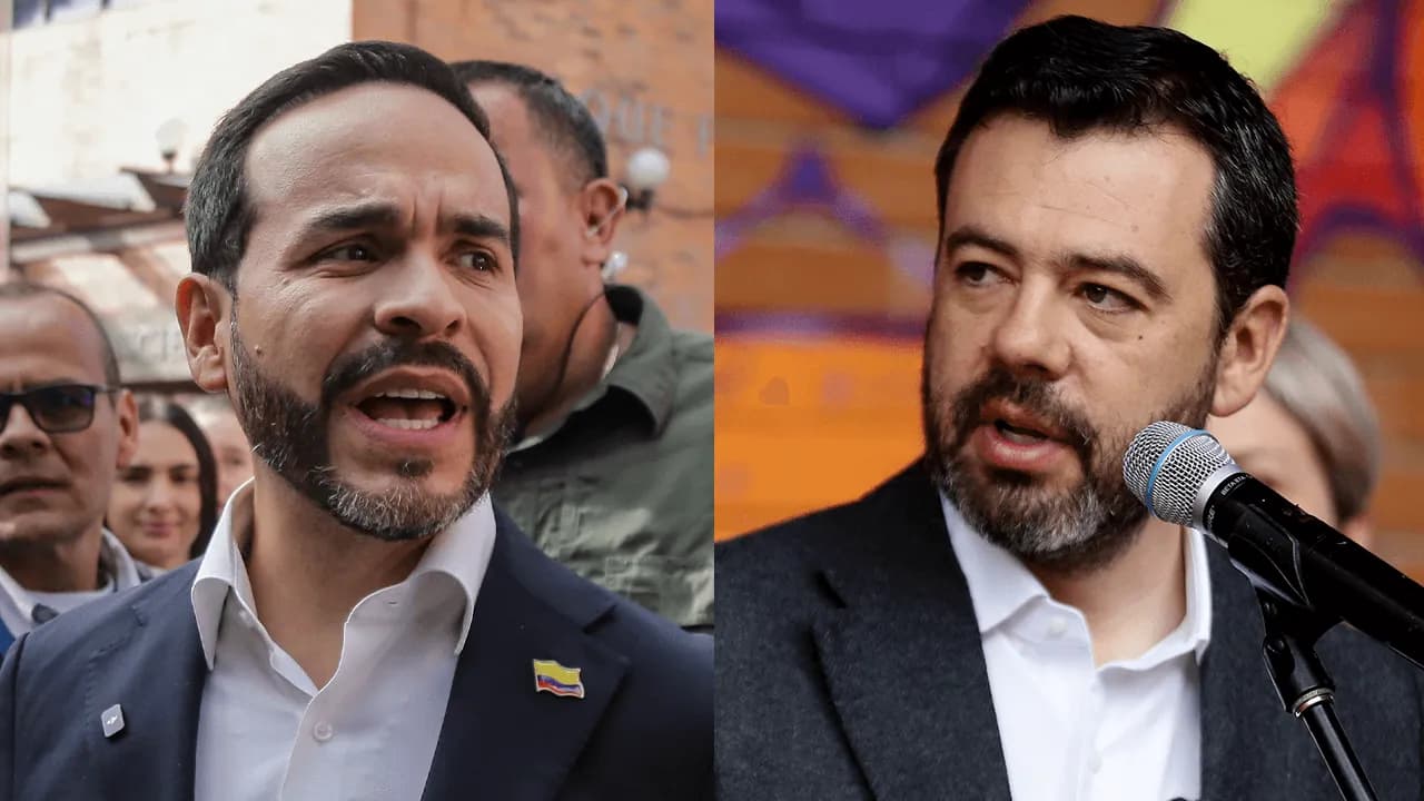 Carlos Fernando Galán y Abelardo de la Espriella manifestaron su disposición para trabajar conjuntamente por los proyectos de Bogotá. Créditos: Colprensa Carlos Fernando Galán y Abelardo de la Espriella manifestaron su disposición para trabajar conjuntamente por los proyectos de Bogotá. Créditos: Colprensa