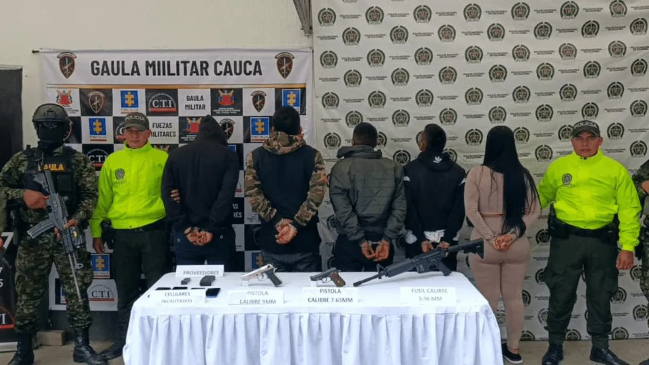 Capturan a cinco personas en Popayán acusadas de afectar la seguridad en la vía Panamericana Capturan a cinco personas en Popayán acusadas de afectar la seguridad en la vía Panamericana