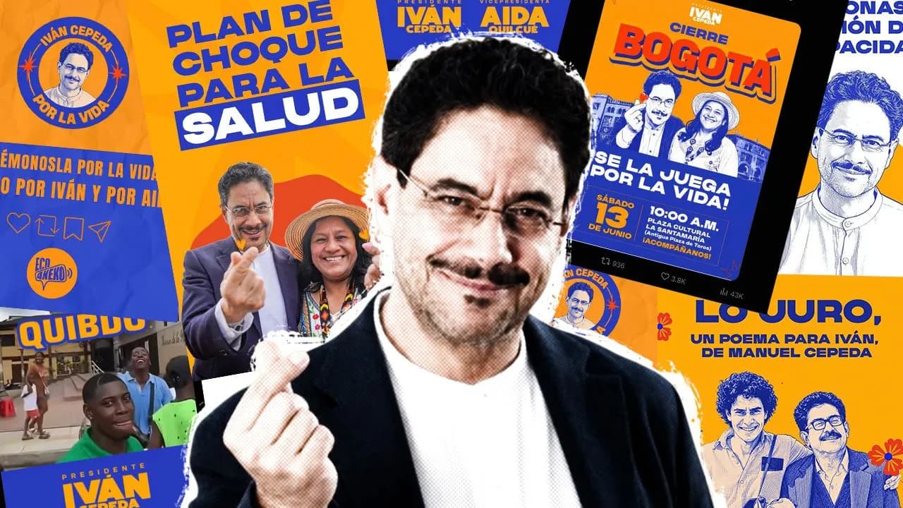 La elección en las redes: los informes que circularon sobre la última semana de la campaña de Iván Cepeda La elección en las redes: los informes que circularon sobre la última semana de la campaña de Iván Cepeda