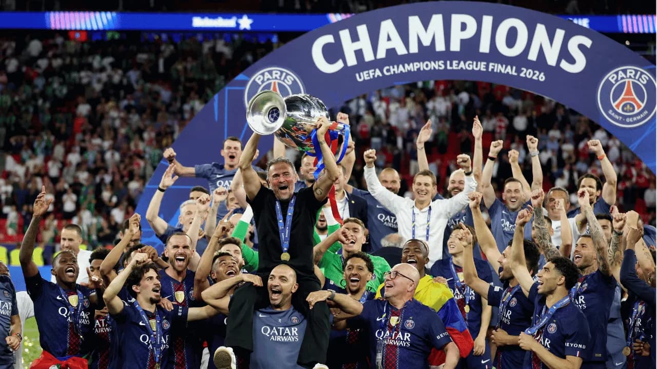 Paris Saint Germain, bicampeón de Europa Paris Saint Germain, bicampeón de Europa