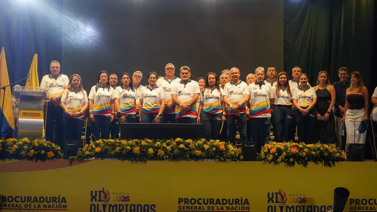 Procuraduría inauguró sus Olimpiadas Recreodeportivas con delegados de los 32 departamentos Procuraduría inauguró sus Olimpiadas Recreodeportivas con delegados de los 32 departamentos