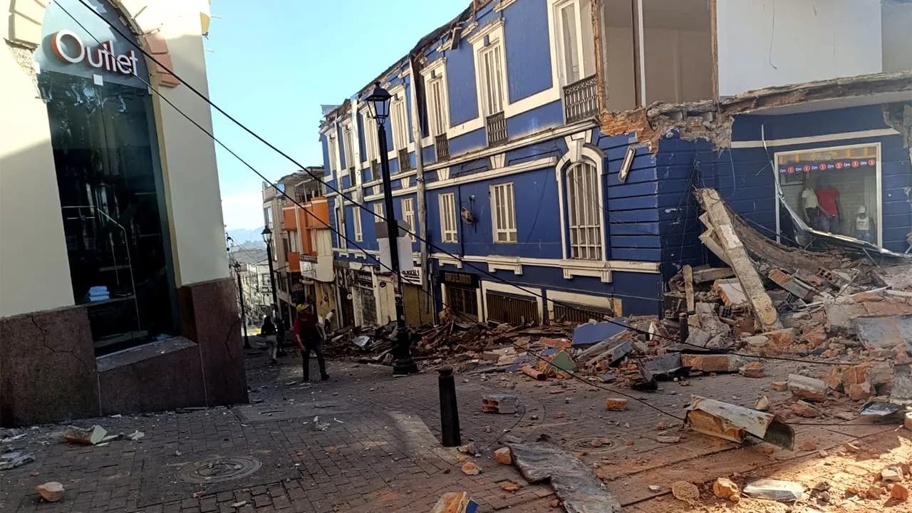 Temblor en Manizales. Foto: Redes sociales Temblor en Manizales. Foto: Redes sociales