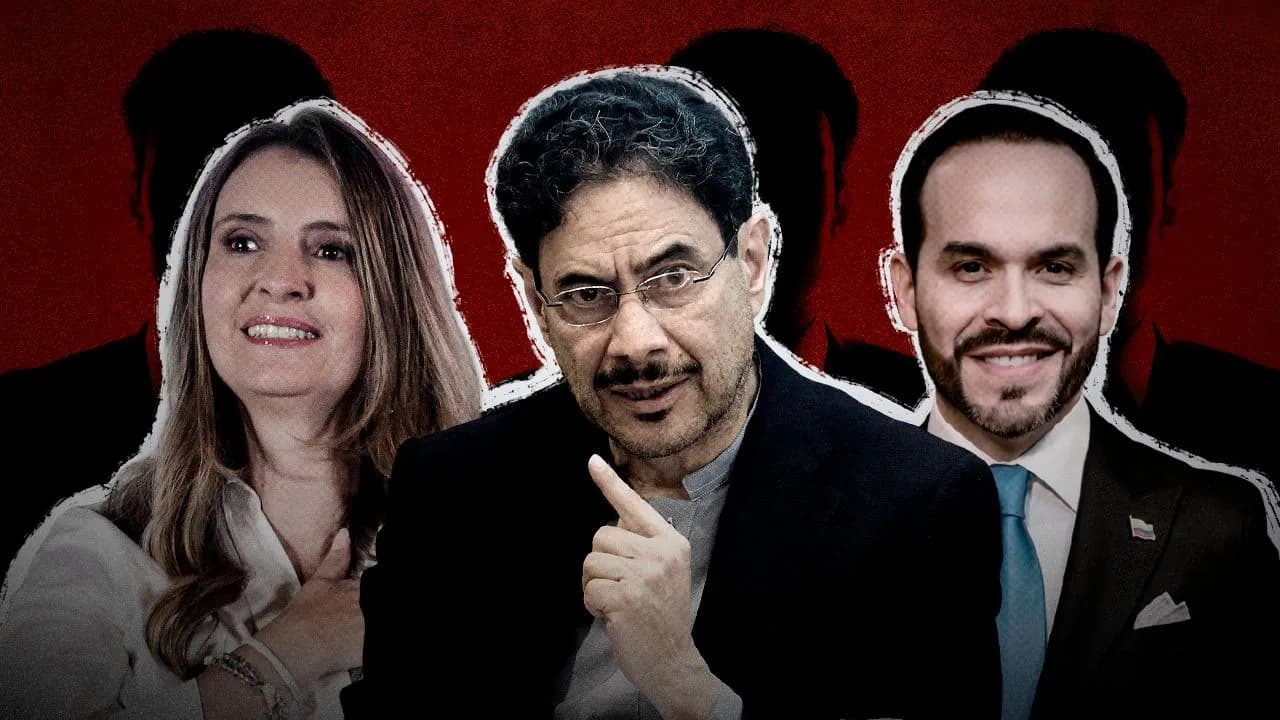 Iván Cepeda, Paloma Valencia, Abelardo de la Espriella Iván Cepeda, Paloma Valencia, Abelardo de la Espriella