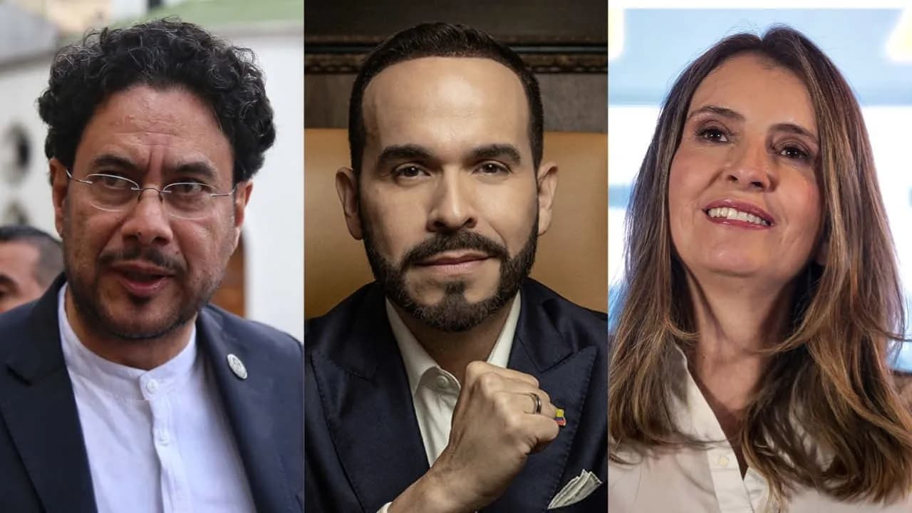 Iván Cepeda, Abelardo de la Espriella y Paloma Valencia. Iván Cepeda, Abelardo de la Espriella y Paloma Valencia.