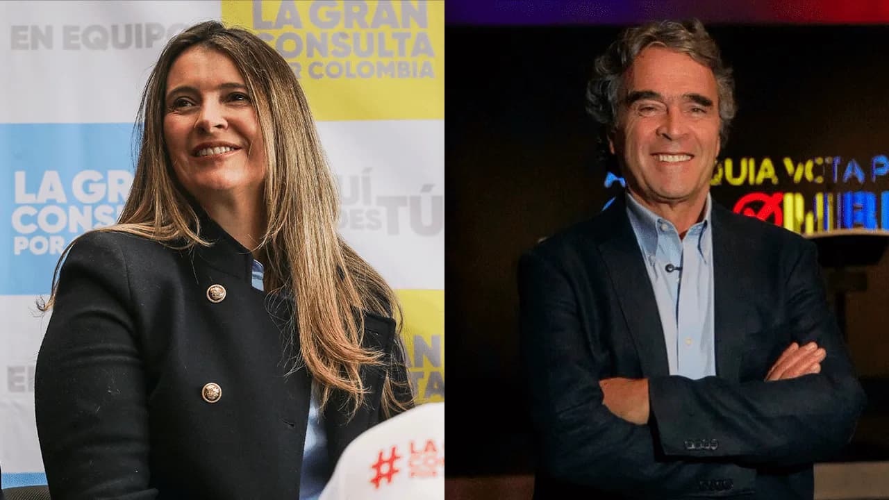 Paloma Valencia, candidata presidencial, del Centro Democrático, y Sergio Fajardo, candidato presidencial de Dignidad y Compromiso | Crédito: Colprensa Paloma Valencia, candidata presidencial, del Centro Democrático, y Sergio Fajardo, candidato presidencial de Dignidad y Compromiso | Crédito: Colprensa