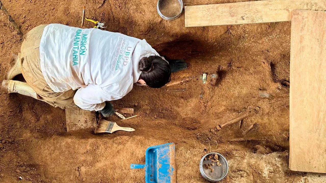 Recuperan cuerpos de víctimas asesinadas en el régimen de Rojas Pinilla. Foto: Unidad de Búsqueda Recuperan cuerpos de víctimas asesinadas en el régimen de Rojas Pinilla. Foto: Unidad de Búsqueda