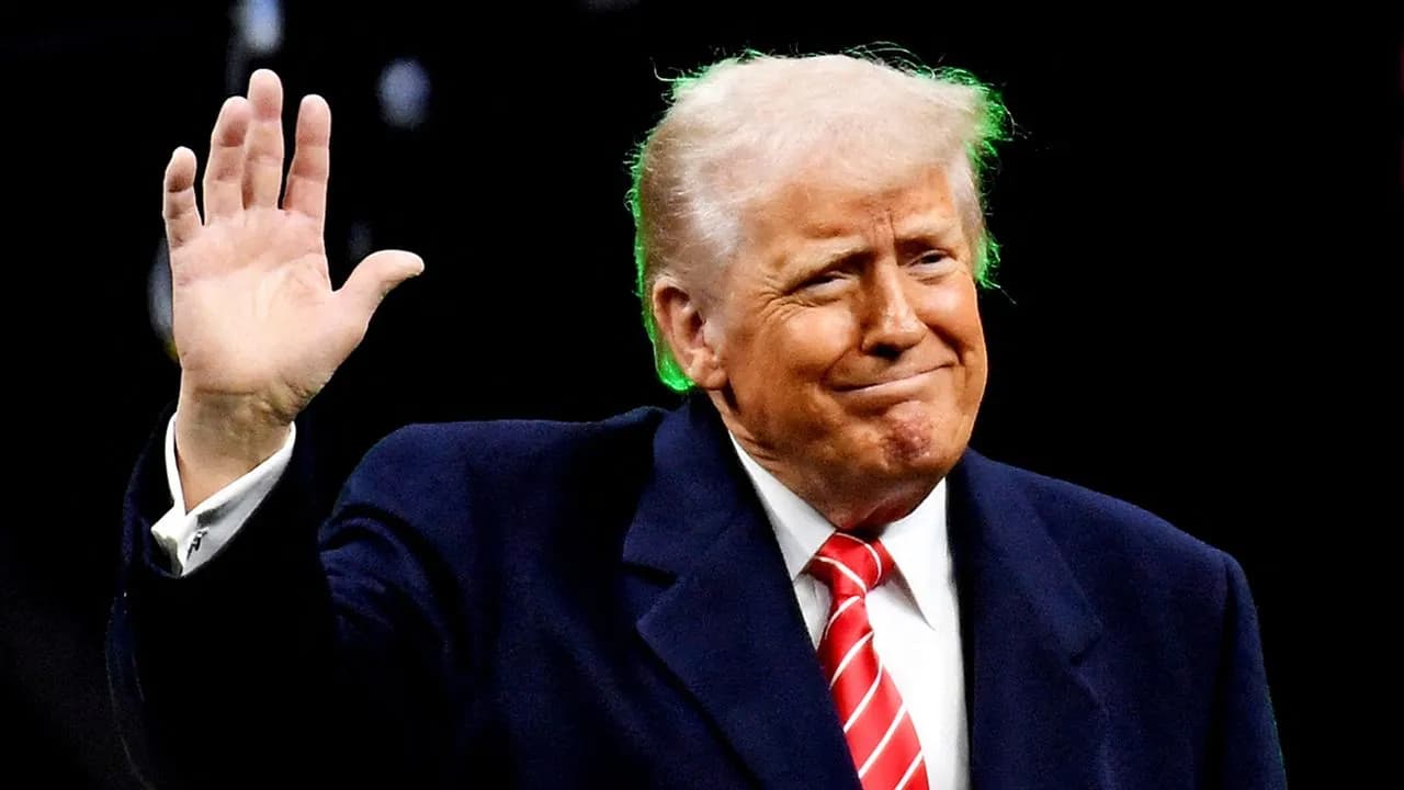 Donald Trump durante un evento público en Estados Unidos Donald Trump durante un evento público en Estados Unidos